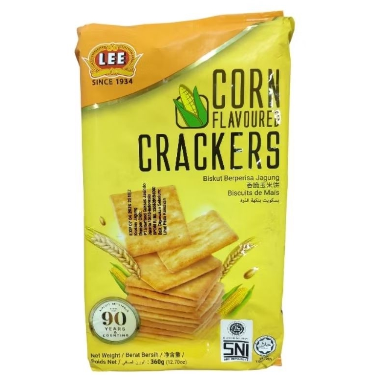 

BISKUIT LEE CREAM /TASTY / SWEET CORN / SUGAR CRACKERS biskuit malaysia 340GR