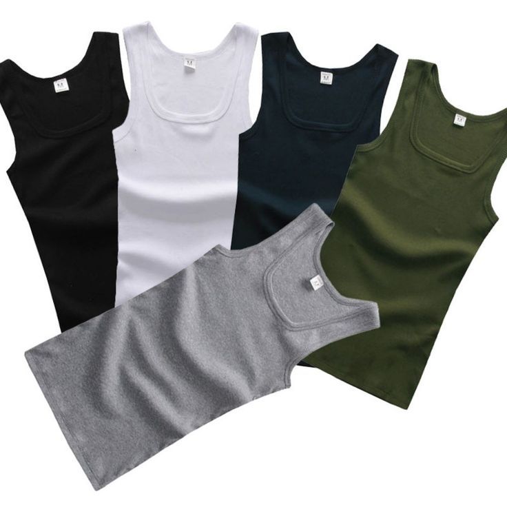 Promo Paket 5 pcs Kaos Singlet Pria Dewasa Polos Bahan Katun Rib /Kaos Dalaman Cowok /Kaos SantaI
