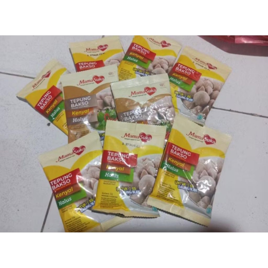 

Tepung Bakso Mamasuka 32gr Premium