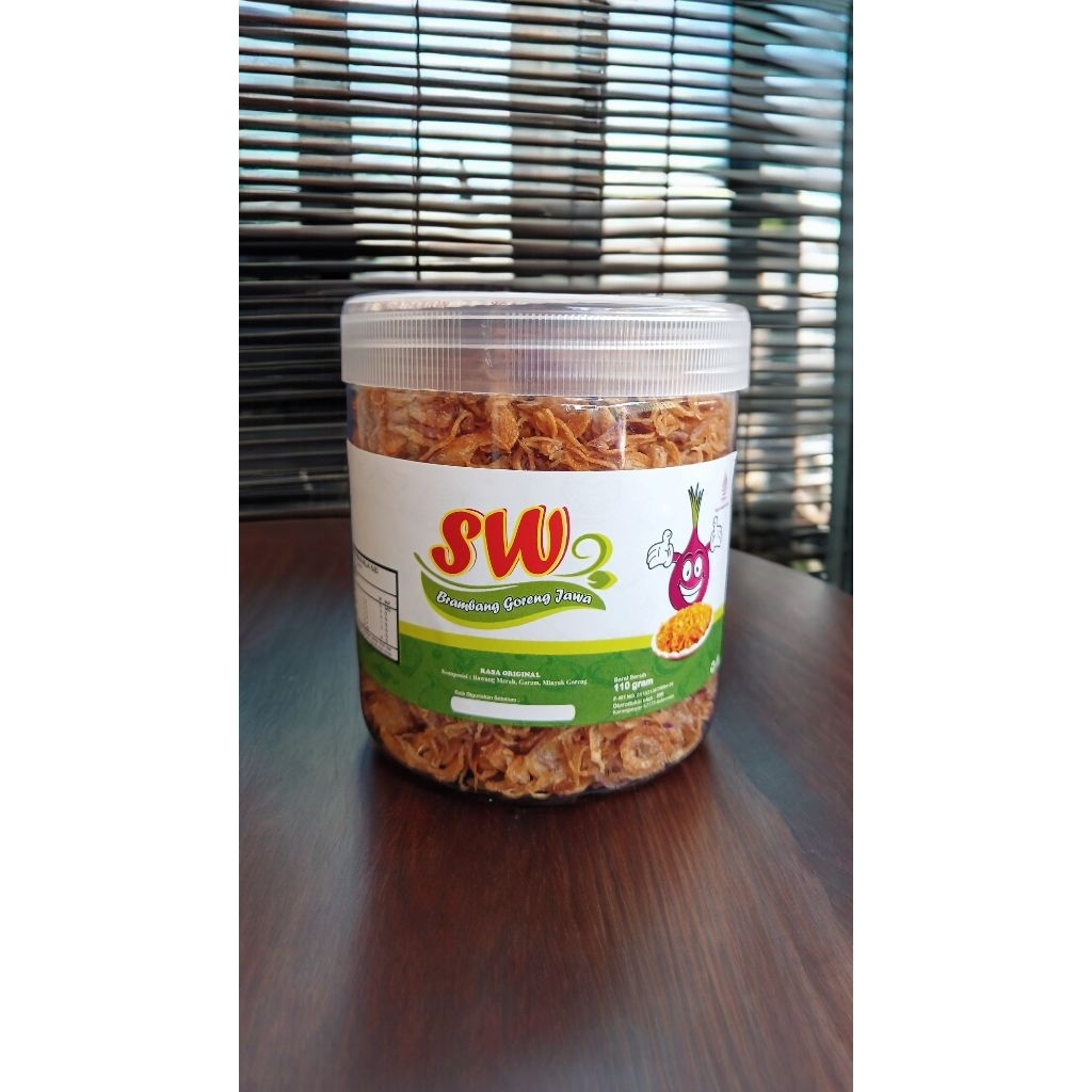 

Bawang Goreng premium tanpa tepung SW Brambang Goreng Jawa 110gram