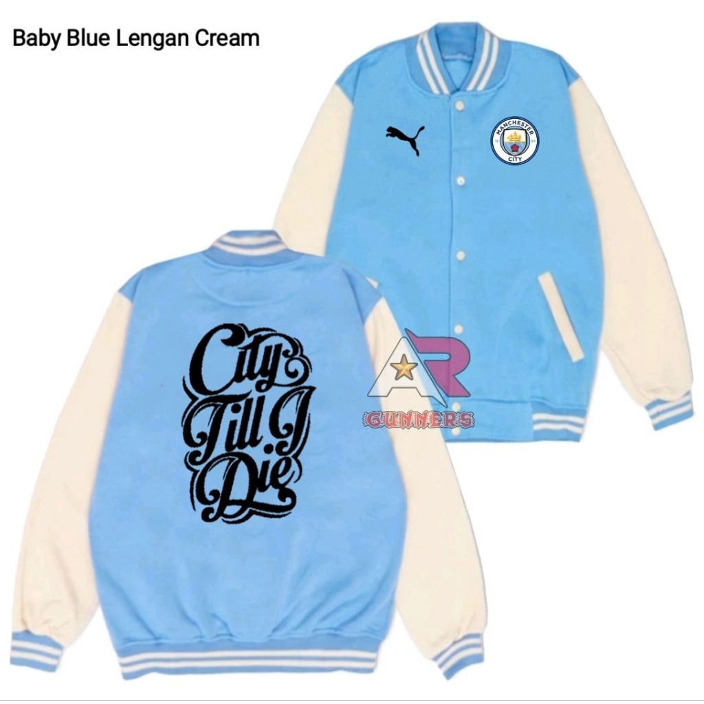 JAKET MAN CHESTER SITI JAKET BOLA BASEBALL/VARSITY