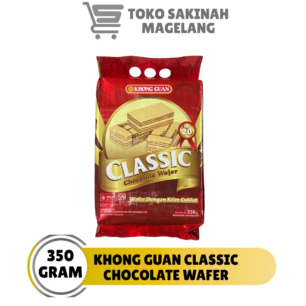 

Khong Guan Classic Wafer Chocolate Pack 350 Gram