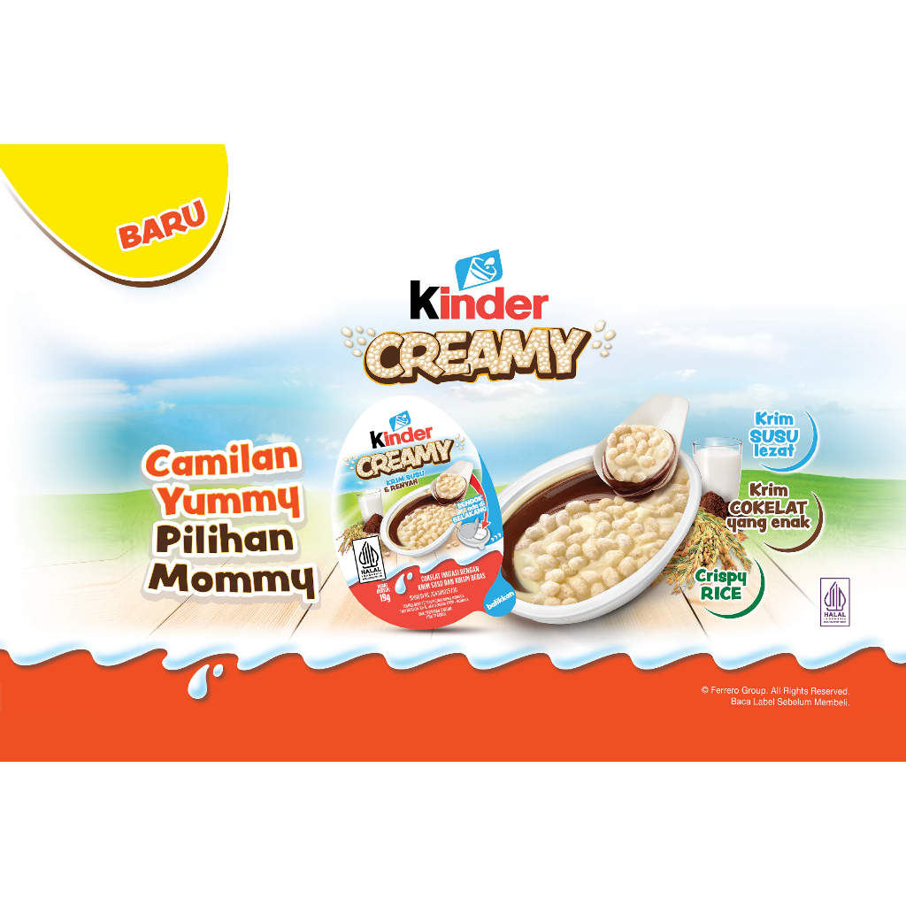 

Kinder Creamy Milky Chocolate Chruncy (19gr)