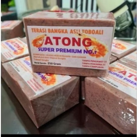 

Terasi Bangka Super Premium ATONG Belacan Bangka asli Toboali 250gram