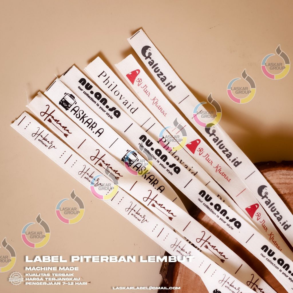 

label katun 5000pcs