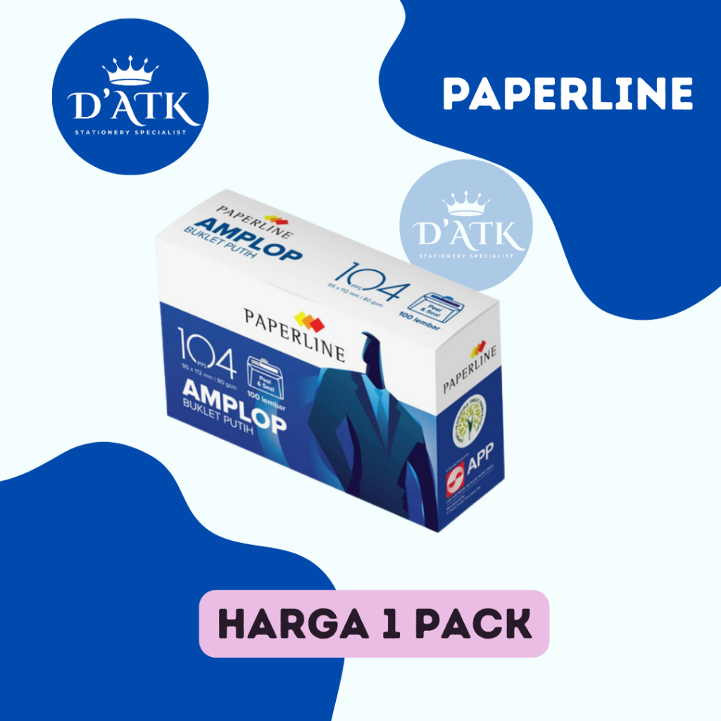 

Amplop Paperline 104 Perekat 100 Lembar Ukuran 9.5 x 15.2 cm - Paperline 104 PPS