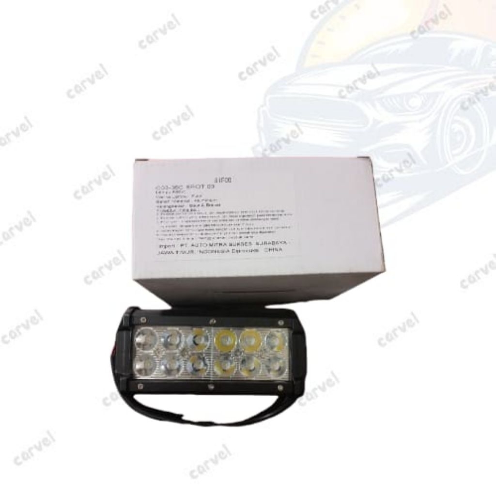Baja Laser Sifco LED 12 LED Kotak Body Cembung