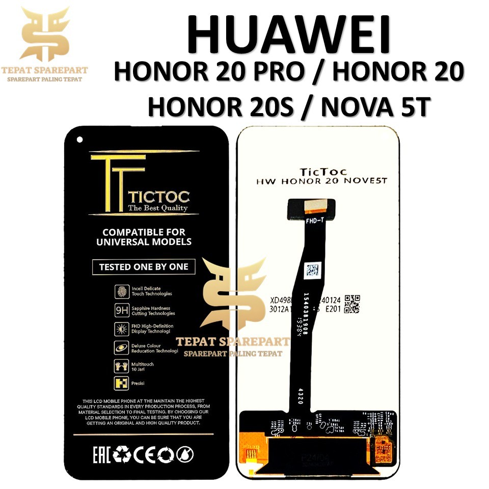 LCD TOUCHSCREEN HONOR 20 PRO / HONOR 20  HONOR 20S / NOVA 5T  ORIGINAL FULL SET