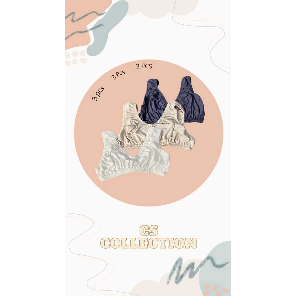 3PCS MINISET JUMBO XXXL LD 100-120 dewasa ,miniset ibu hamil ,miniset ibu menyusui murah