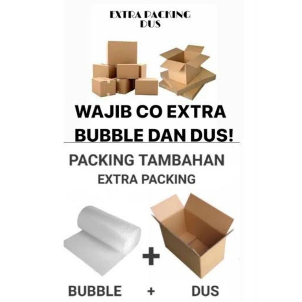 

wajib beli dus dan bubble wrap