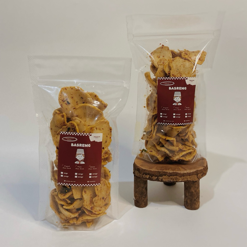 

[Kedai Si Aa] Basreng Rasa Pedas Daun Jeruk uk 50gr/100gr