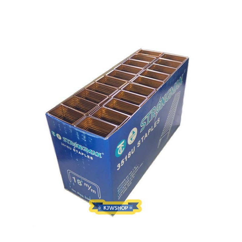 

Isi Staples STRONGMAN 3518U 18 mm Isi Satples 3518 U STRONGMAN Stapler Staple 18 mm 3515 Staples Strong Man 3515U Gun Stapler Jepretan Dos Kardus