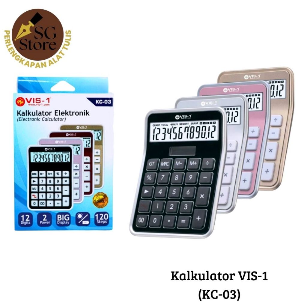 

Kalkulator 12 Digits kode KC-03