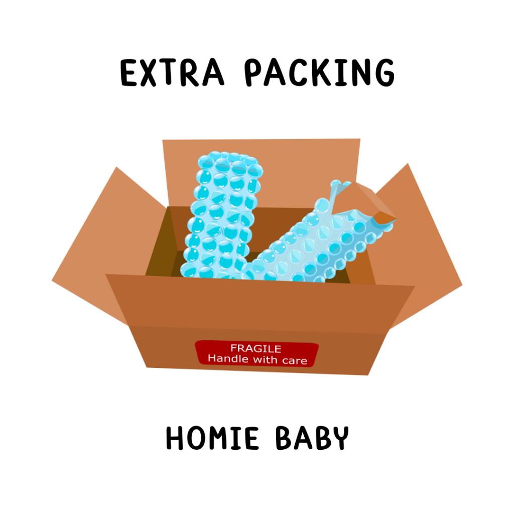 

EXTRA PACKING - Bubble Wrap, Dus
