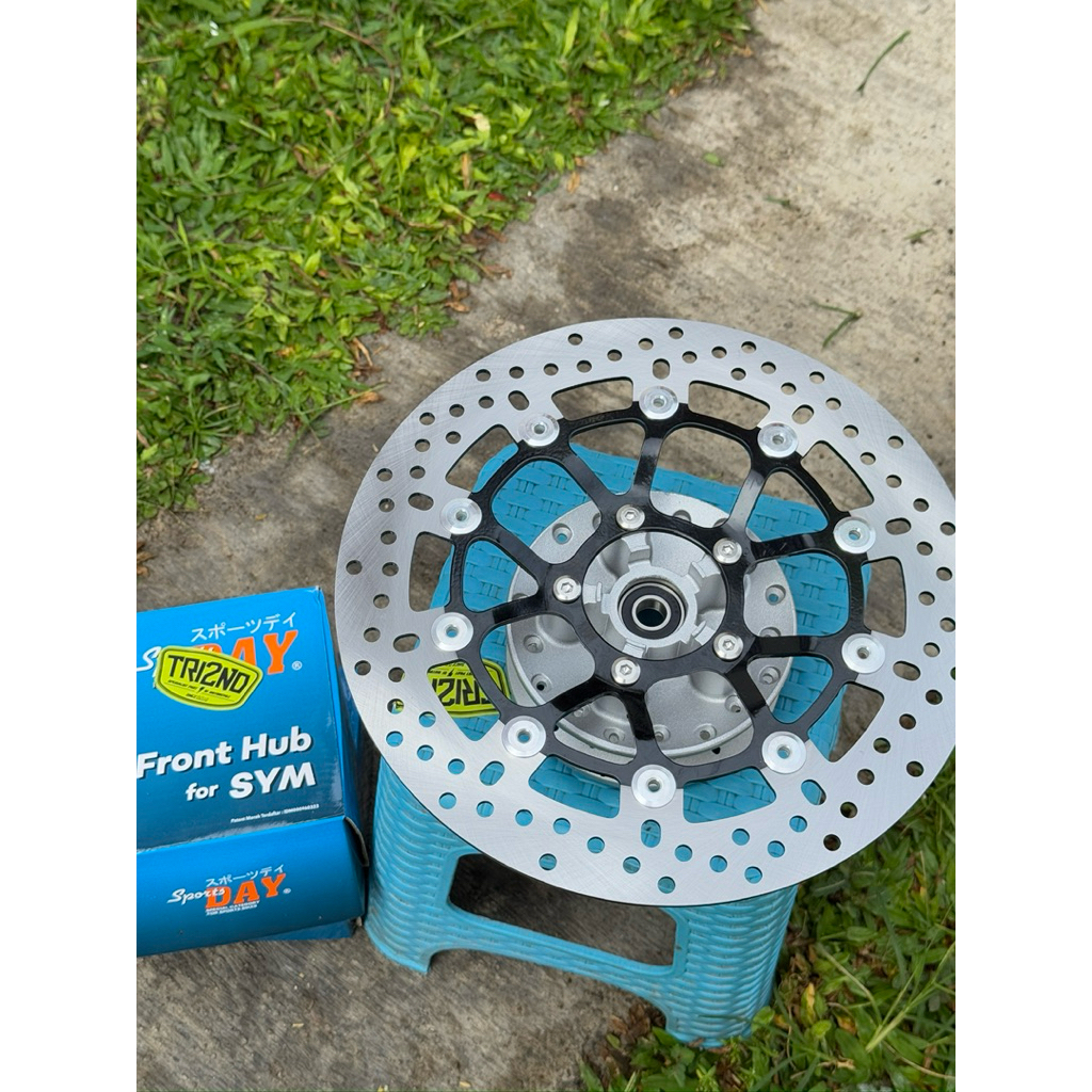 TROMOL DEPAN SYM SET PIRINGAN diameter 320 IMPORT DAY tromol sym piringan lebar 320