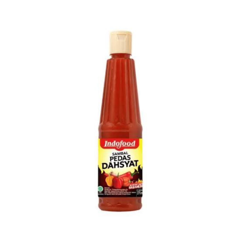 

Indofood Sambal Pedas Dahsyat Botol 275 ml