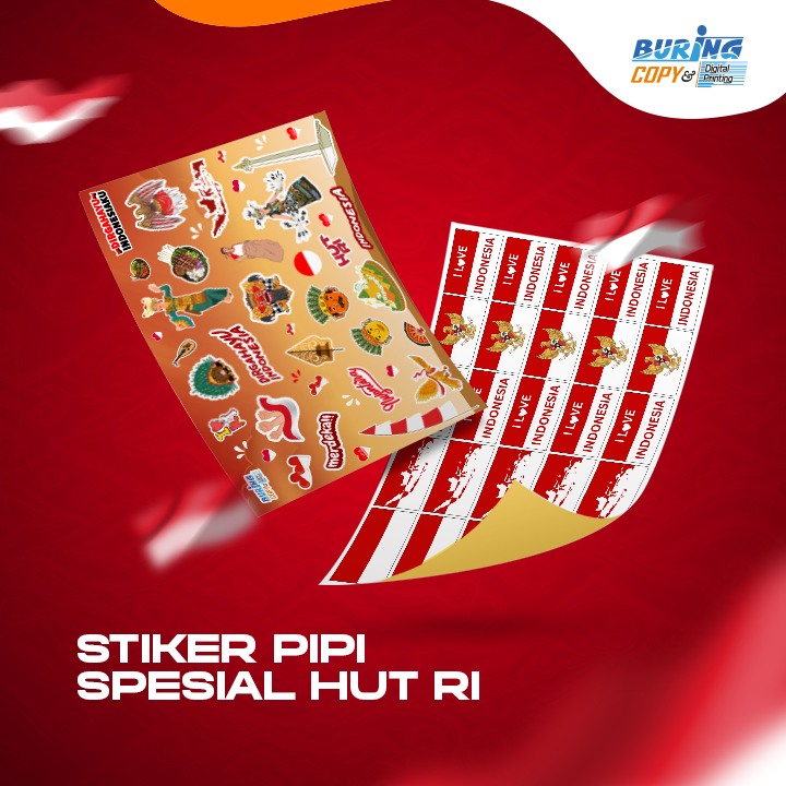 

PROMO MERDEKA CETAK Sticker Sheet A5 Free Template/Custom Design