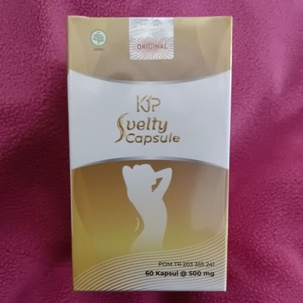 Kapsul Jamu Pelangsing KJP Sudah terdaftar BPOM TR 203355241 , Isi 60 Kapsul