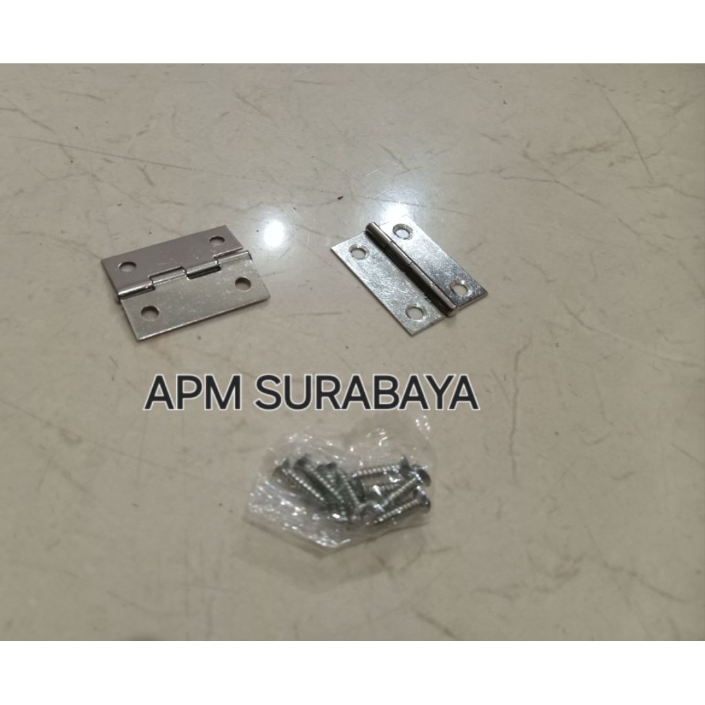 ENGSEL TIPIS STAINLESS / ENGSEL KUPU STAINLESS / ENGSEL + SEKRUP