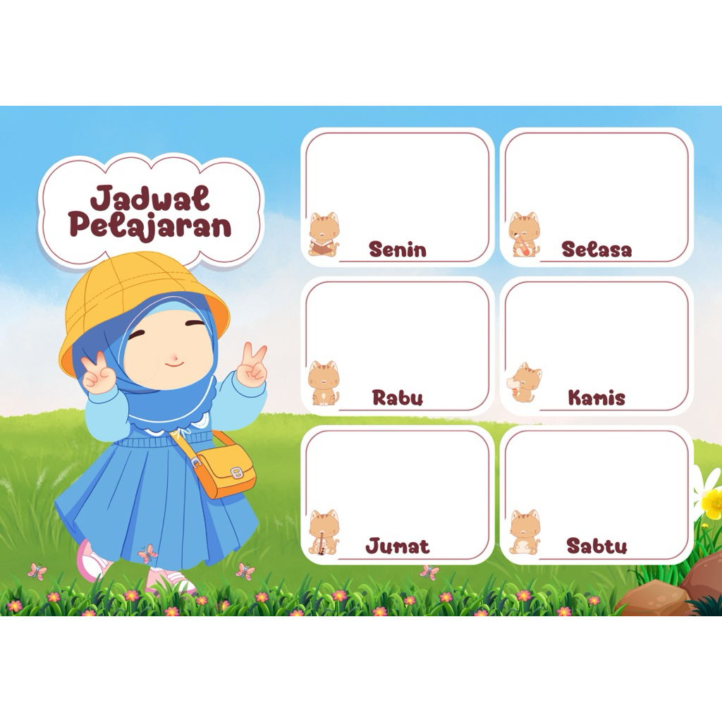 

POSTER MATA PELAJARAN CUSTOM / PERLENGKAPAN SEKOLAH