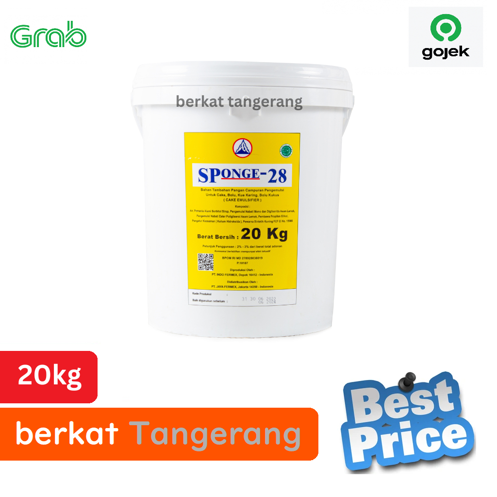 

Sponge 28 Cake Emulsifier 20kg