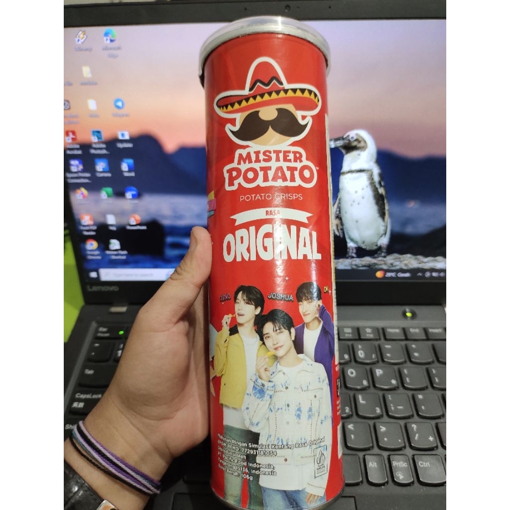 

Mister Potato x Seventeen (Joshua, DK, Dino) mr potato