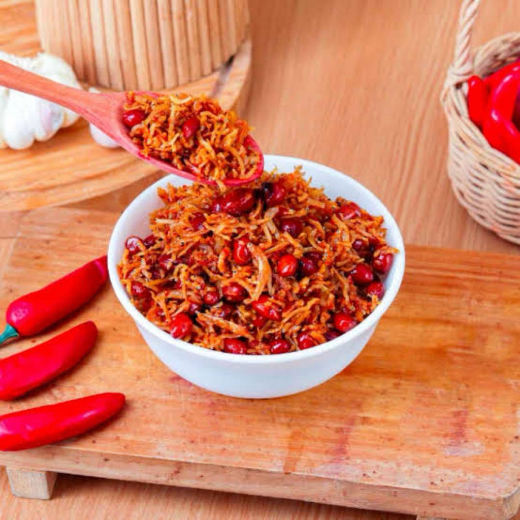

Teri kacang balado kering/ tericang balado 500gr