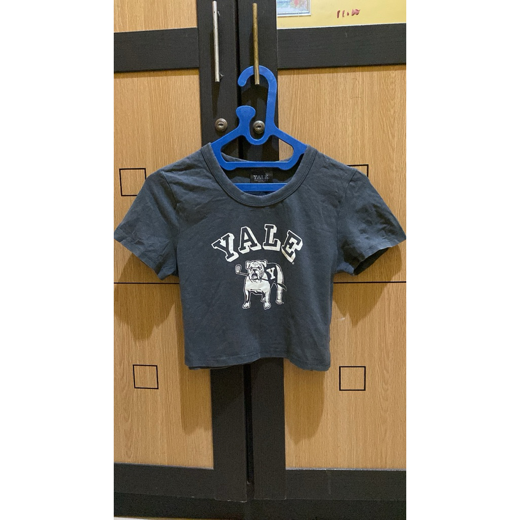 CROP PULL AND BEAR, CROP COTTON ON x YALE KAOS CROP BRAND