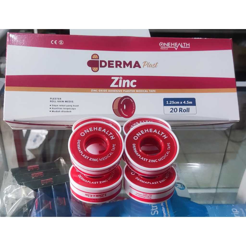 Dermaplast seperti chiliplast plester luka roll kain coklat SATUAN