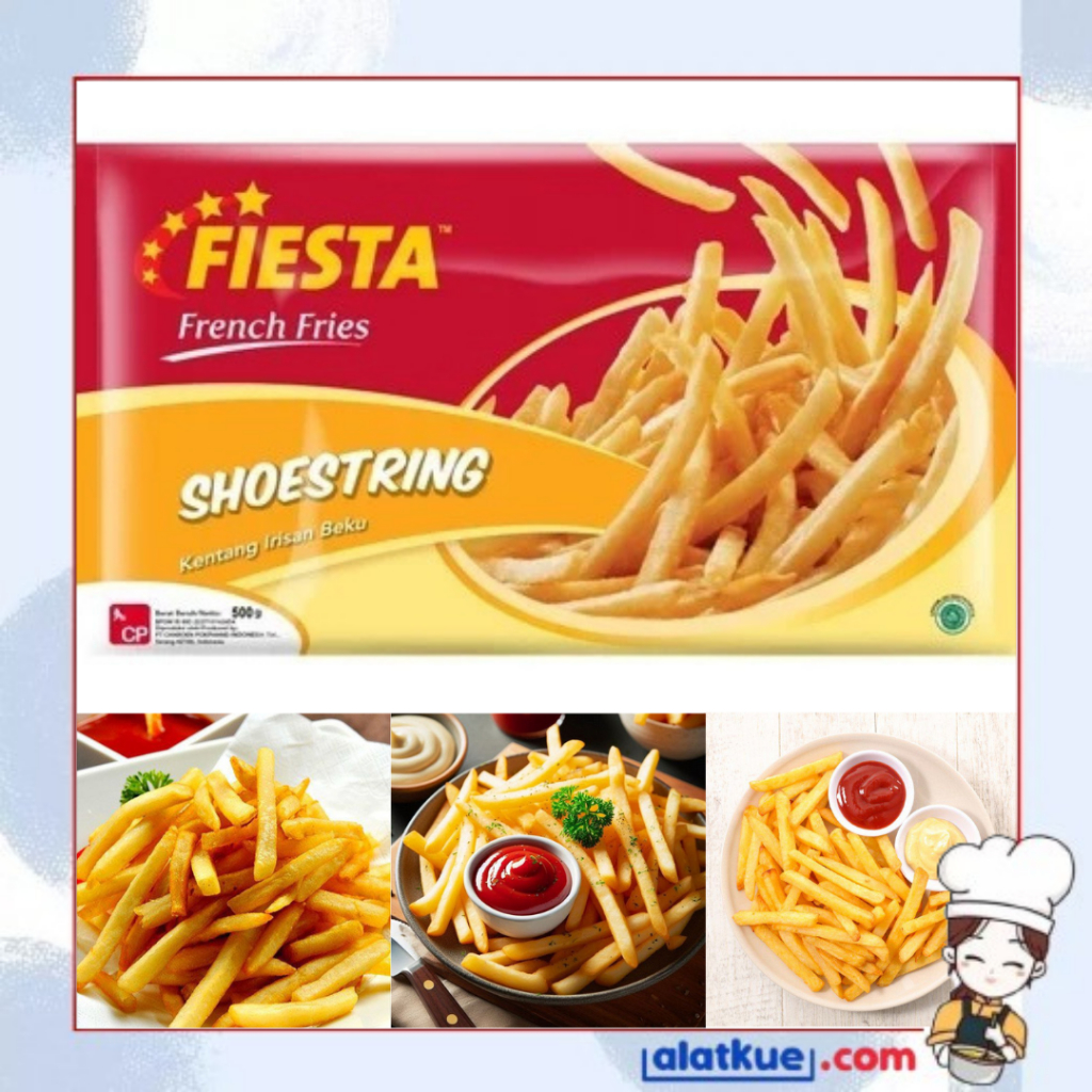 

500Gr Fiesta Kentang Shoestring Frozen Kentang Goreng Beku Fiesta Frensh Fries