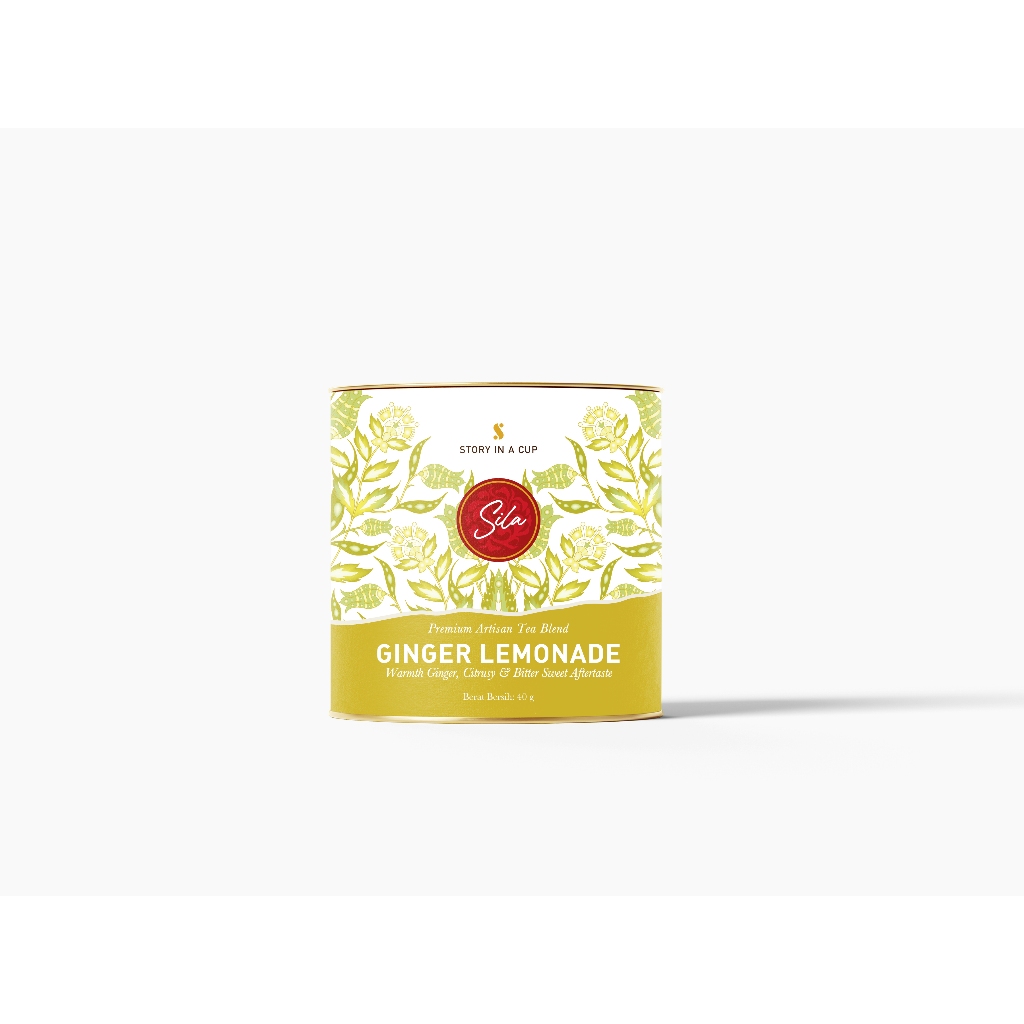 

Sila - Ginger Lemonade - Daily Gourmet - Artisan Tea Blend - Canister Mini - Teh Premium - Green Tea