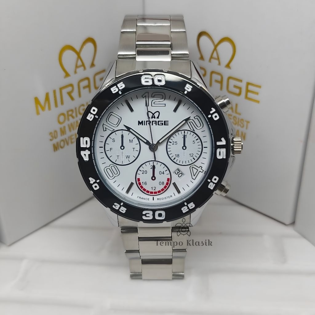 [MIRAGE] Jam Tangan Analog Pria Original Tahan Air 06
