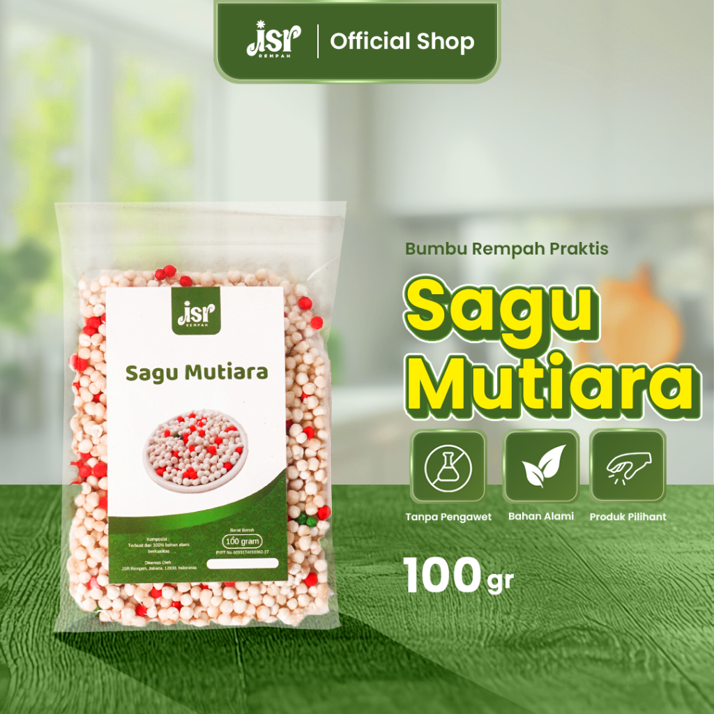 

Jsr Rempah Sagu Mutiara 100 Gram