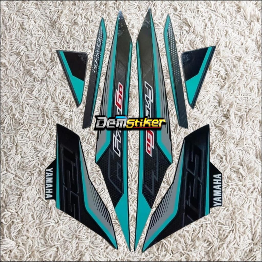 STRIPING STIKER FREEGO 2025 HITAM FUL BIRU TOSCA ORIGINAL