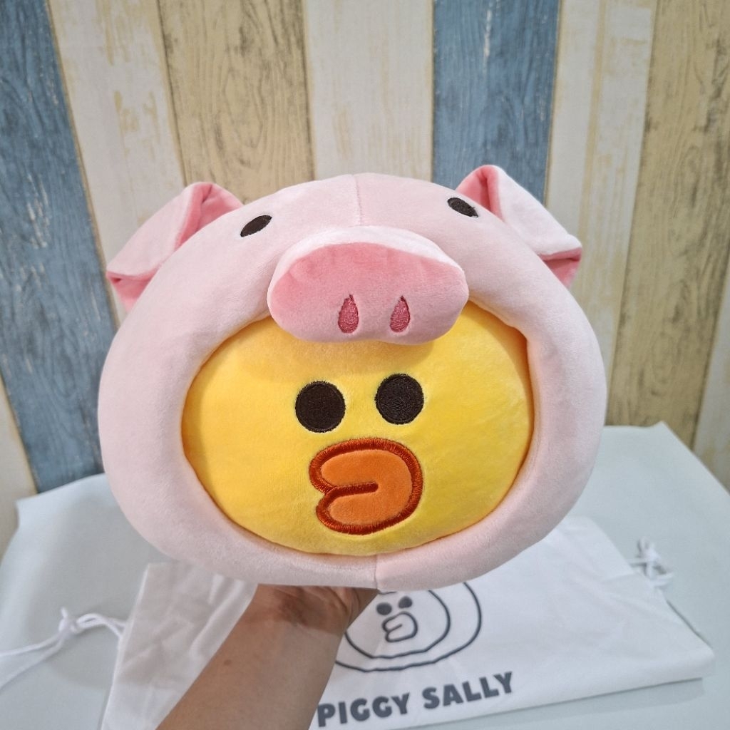 (New) Boneka Piggy Sally Line Friends.