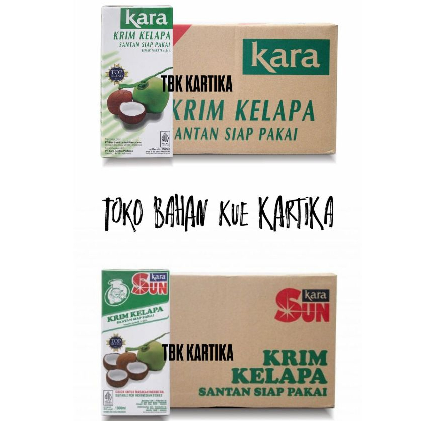 

Sun Kara Santan Kelapa Siap Pakai 1000ml (isi 12) - KARTON