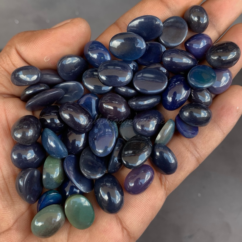 batu kalimaya afrika ethiopia (TANPA JARONG) asli natural / losstune batu black opal kalimaya afrika