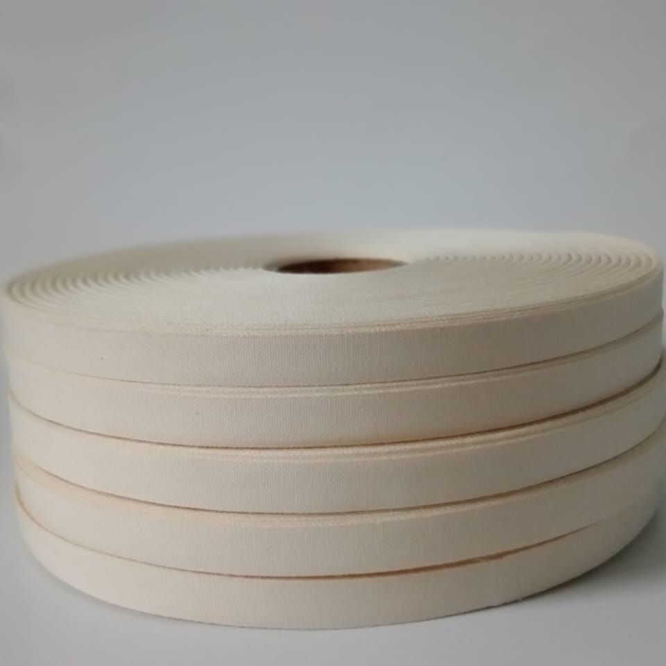 

(50M) POLOSAN BAHAN KATUN/KATUN LABEL/PITERBAN POLOS/PITERBAN IMPORT 1,2CM