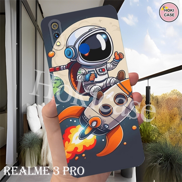 Softcase Lentur Realme 3 Pro - 5 Pro - 3- 5- 5i - 5s- Narzo 20A - Narzo 20 - Narzo 50A motif Nasa ke