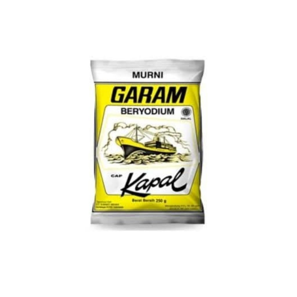 

Garam dapur Cap Kapal 250 gram
