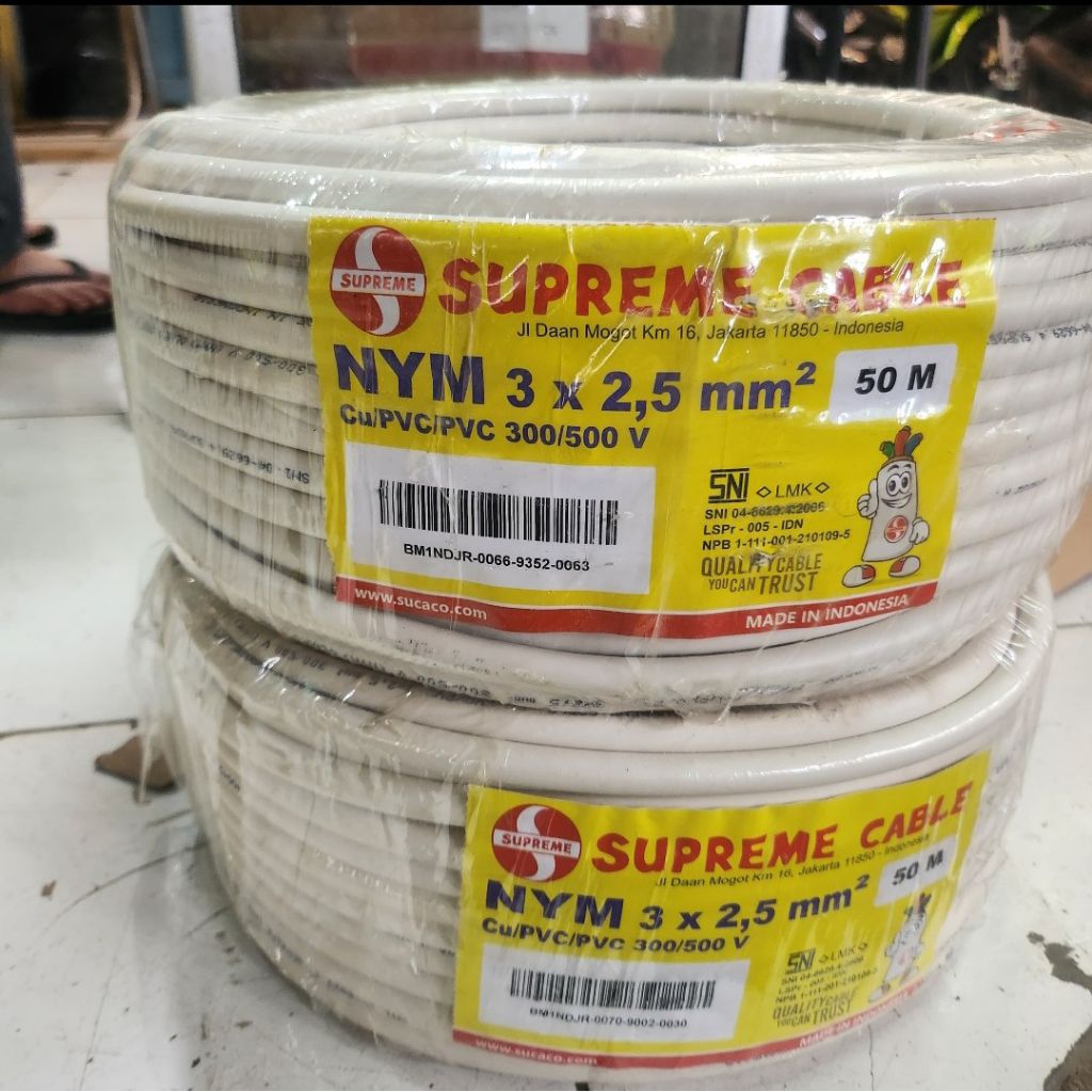 KABEL NYM SUPREME 3X2.5MM 50METER