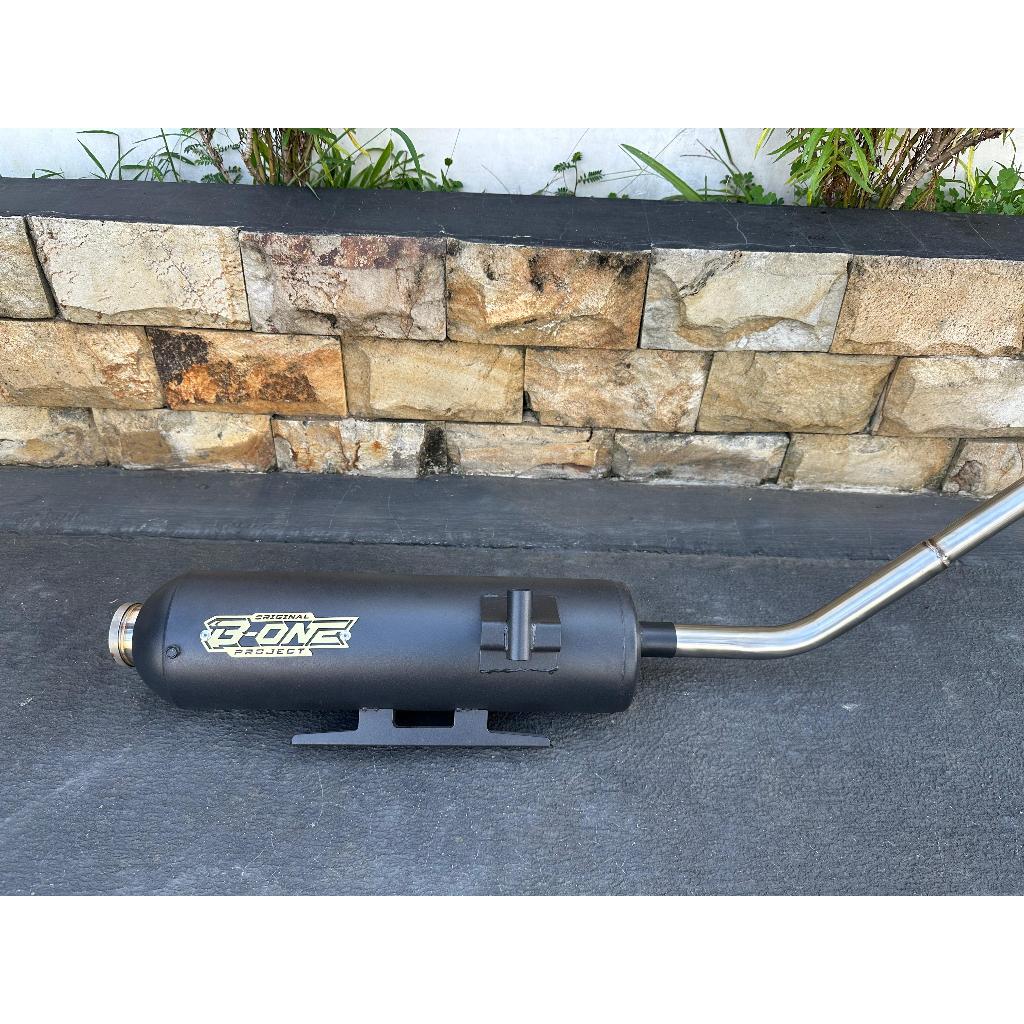 Knalpot Shijiro Merk Original B-ONE PROJECT Sarteng sarfull borboran Vario 150 Vario 125 Vario KZR V