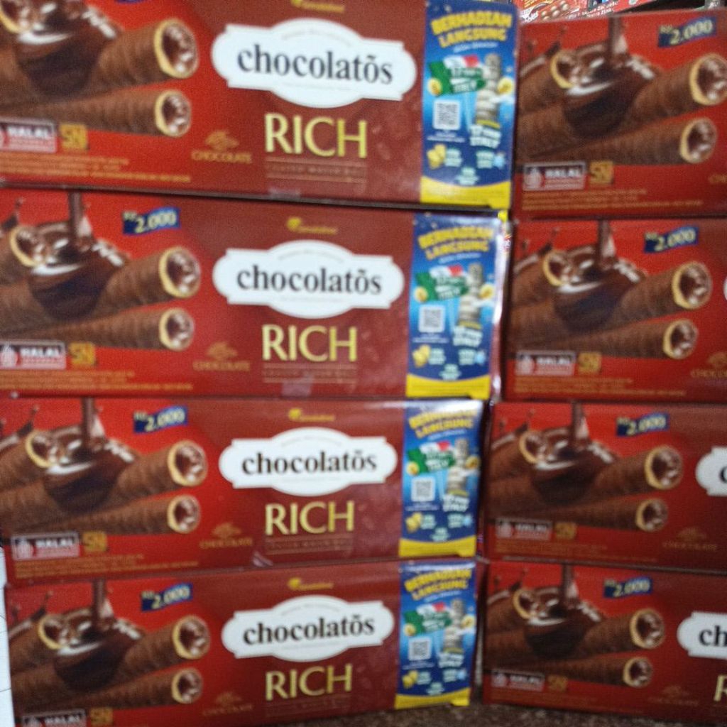 

chocolatos rich coated wager roll 12 bks 20 gr