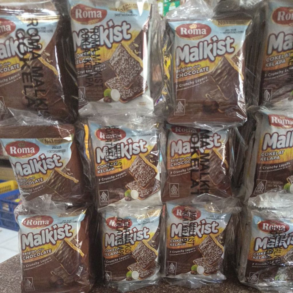 

biskuit malkist Roma sachet rentengan 10 bks