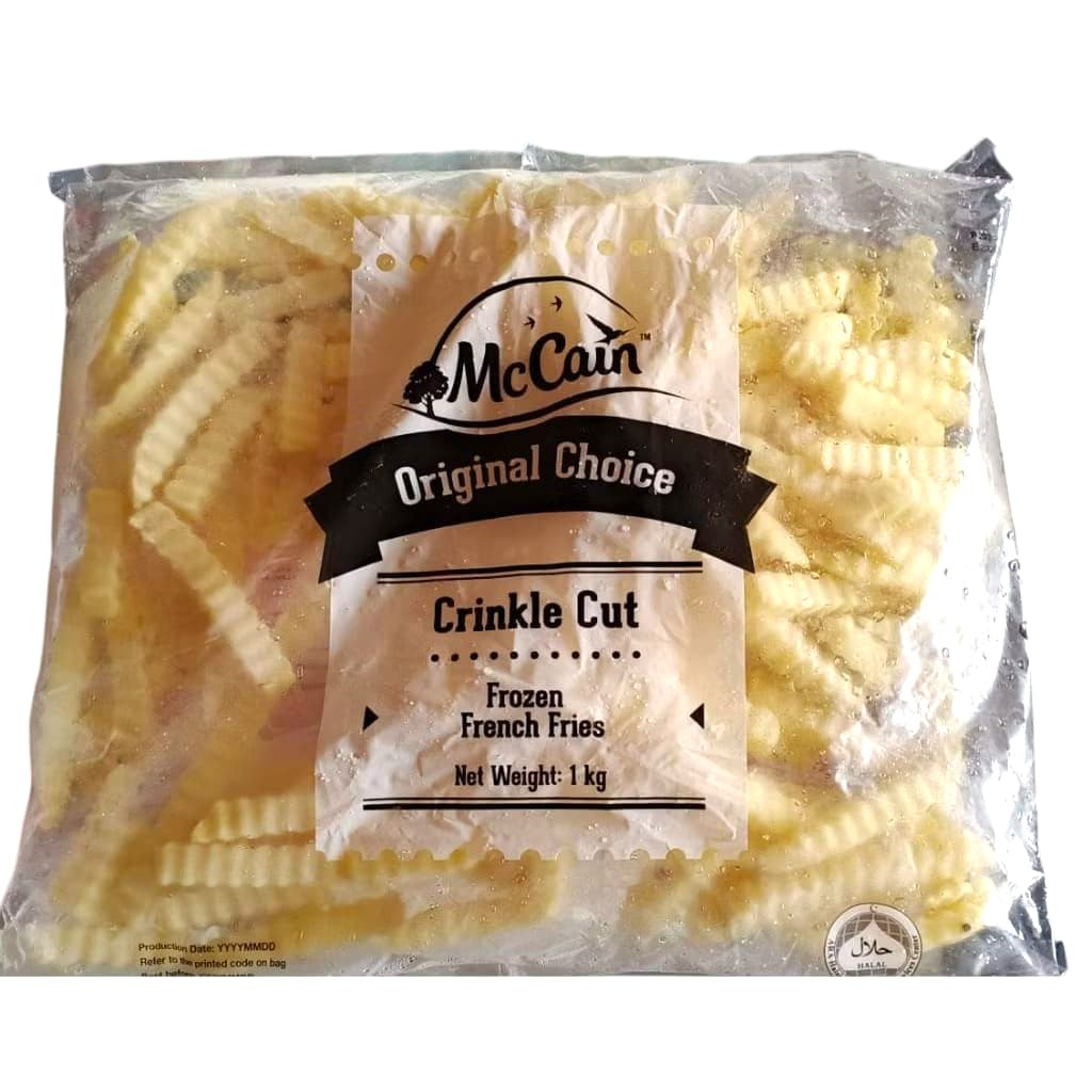 

Kentang Mc Cain Crinkle Gerigi Keriting 1kg Premium original french fries