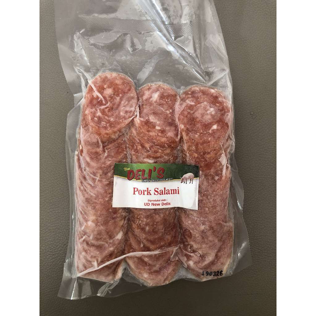 

New Delis Pork Salami Daging Babi 500 Gr & 250 Gr