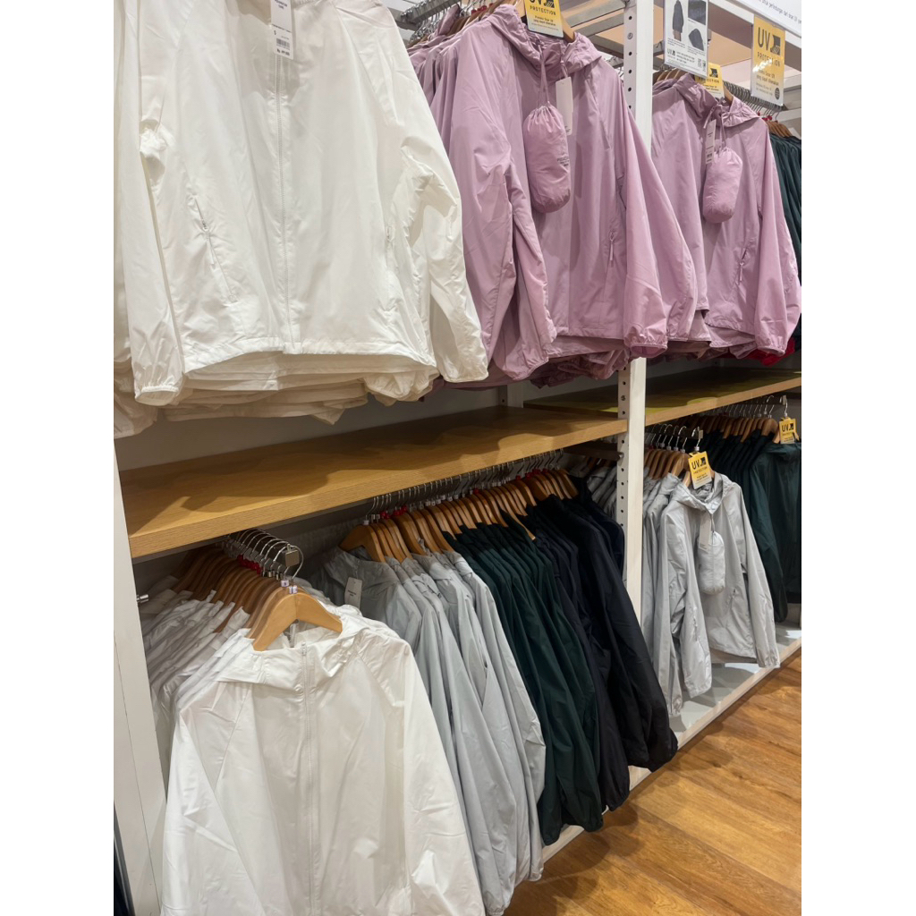 UNQLO POCKETABLE PARKA UV PROTECTION UNISEX