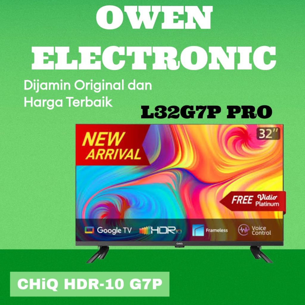 CHIQ L32G7P PRO / L32G7 / L32G7P HD Ready GOOGLE TV 32 inch