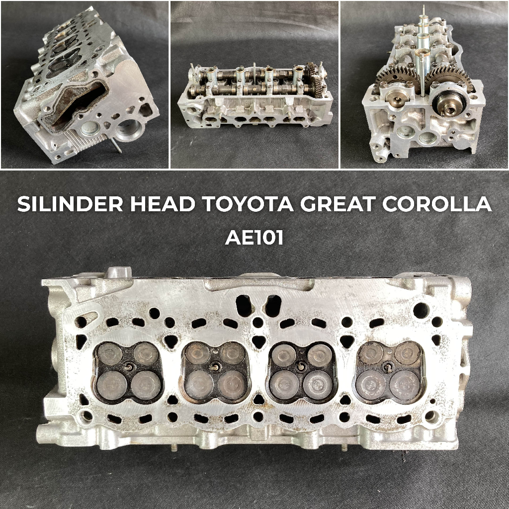 SILINDER HEAD 16-VALVE DOHC Toyota Great Corolla AE101 Second