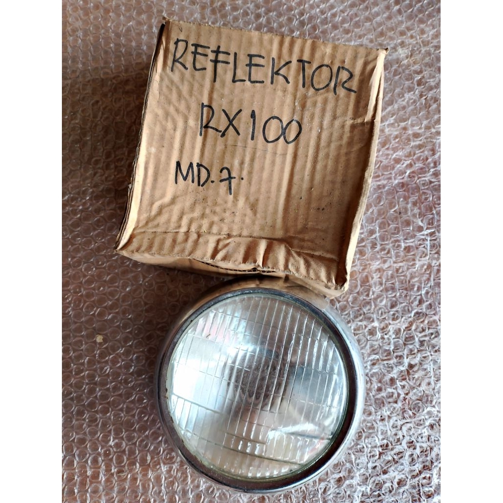 REFLEKTOR RING LAMPU HEADLAMP LAMPU DEPAN YAMAHA RX100 RX 100 SET